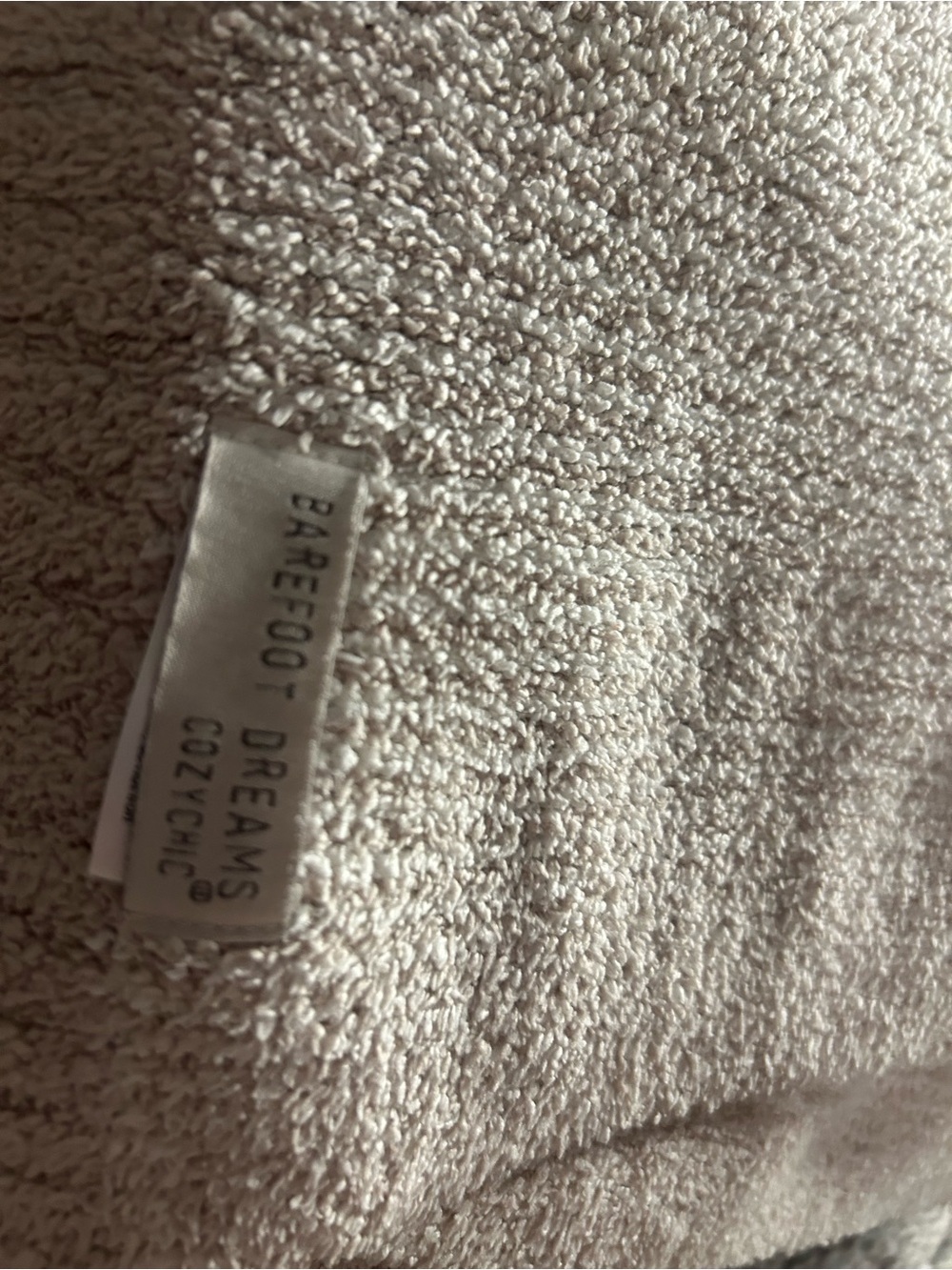 Barefoot Dreams CozyChic Plush Taupe Throw